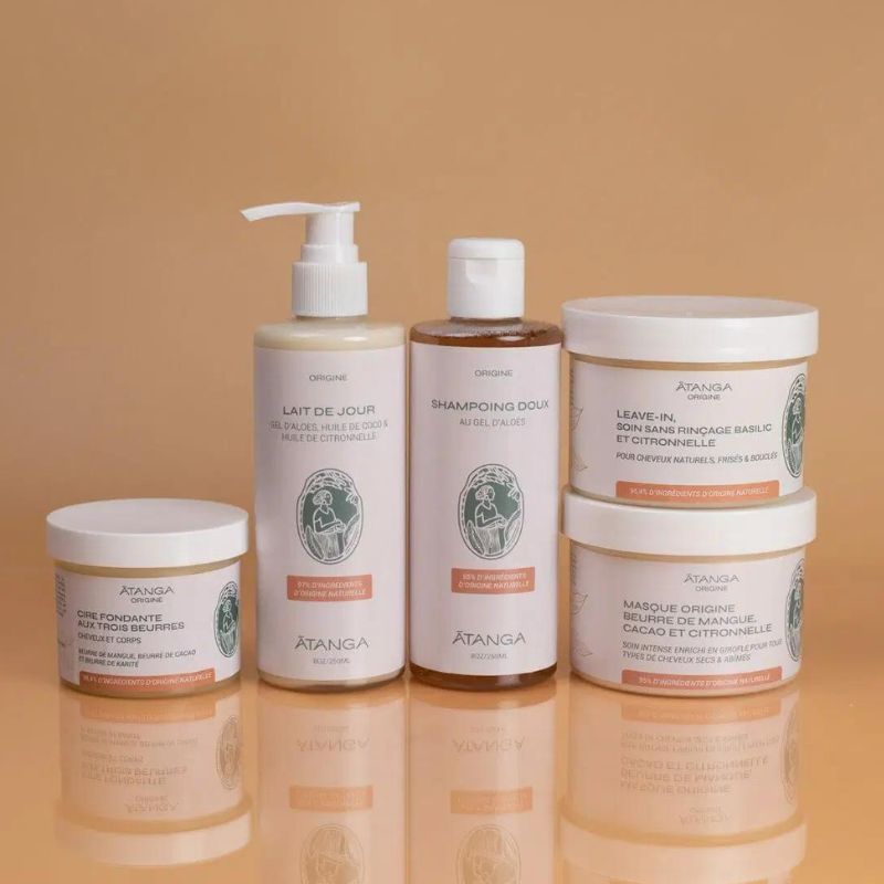 Rituel de soin cuir chevelu gras cheveux normaux - Atanga